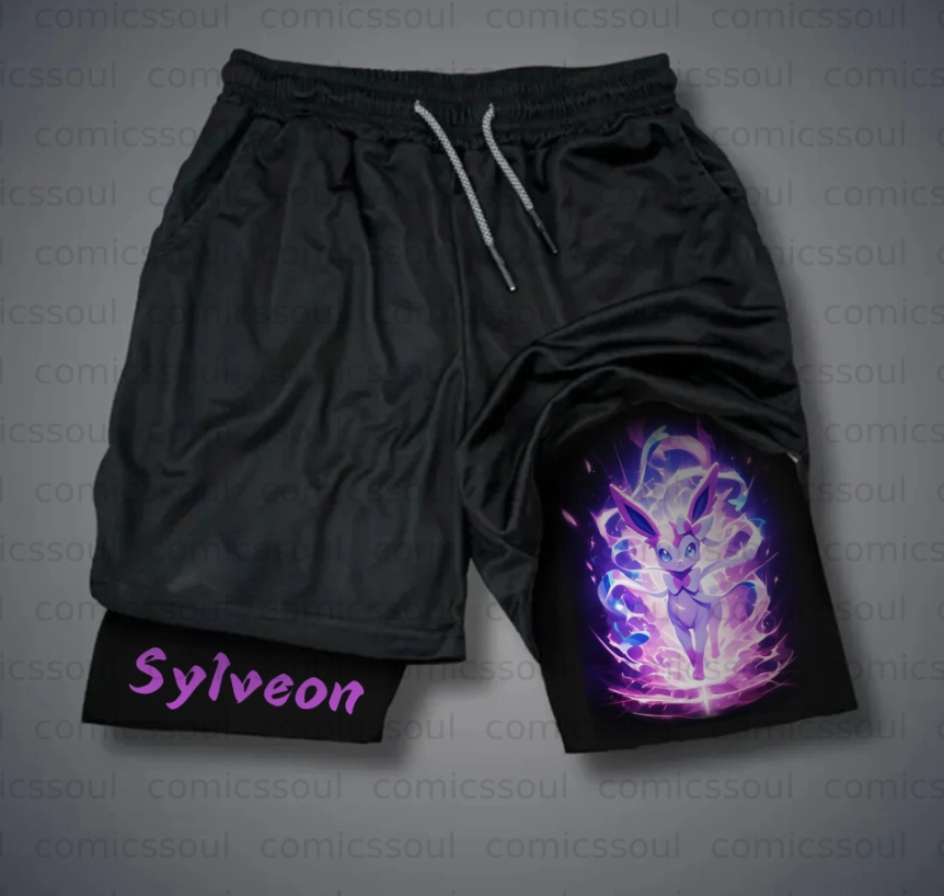 Badminton Anime - Official Pokémon Anime Collaboration Sports Shorts