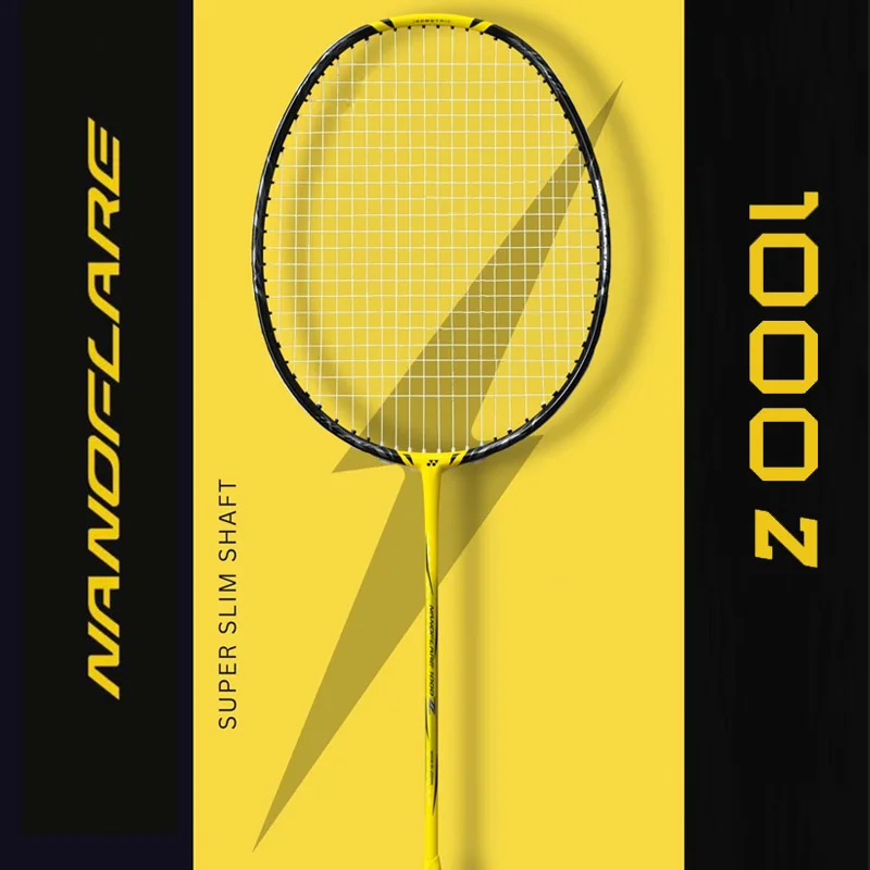Yonex Racket Carbon - YONEX NANOFLARE 1000Z Carbon Lightweight Badminton