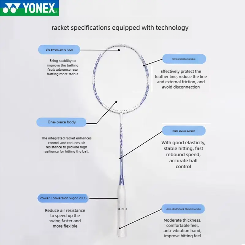YONEX ARCSABER 8 badminton rac - đánh giá và giá Yonex Racket Carbon